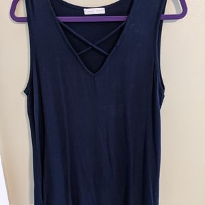 Criss cross tank top